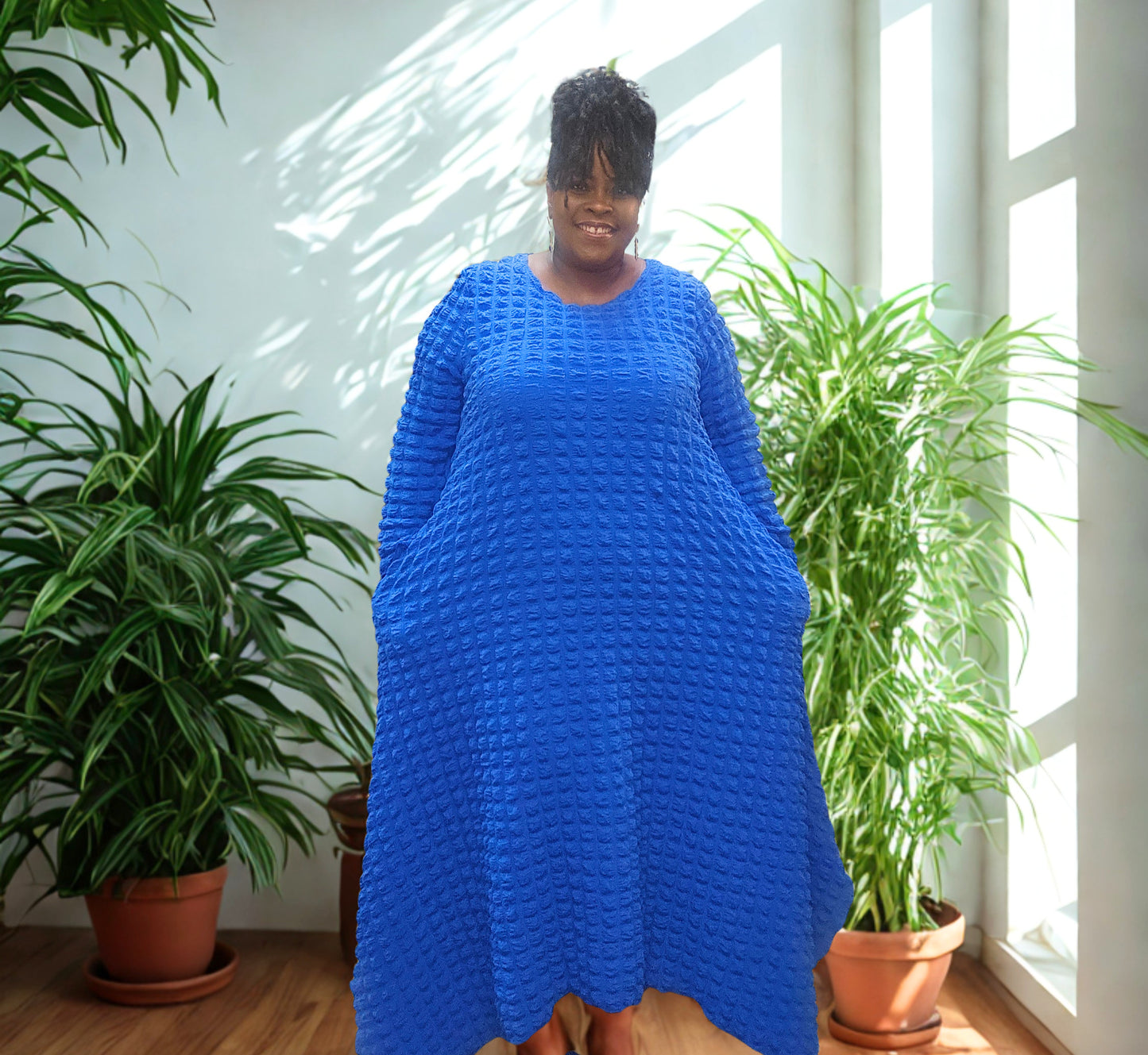 Turquoise Serenity Handkerchief Dress